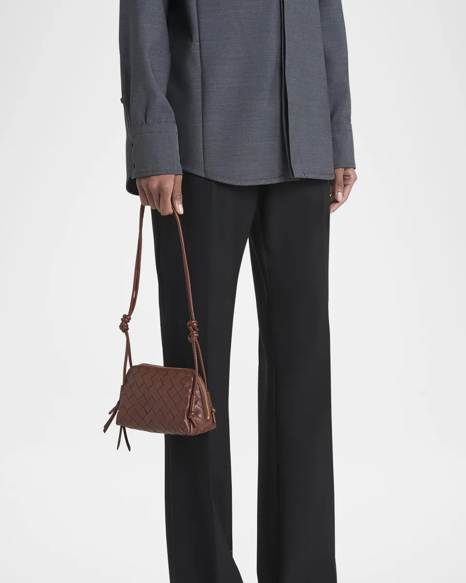 Bottega Veneta Zip Leather Pouch Shoulder Bag | Thumbnail 2