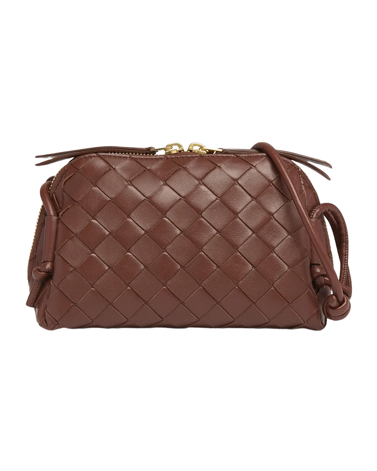 Bottega Veneta Zip Leather Pouch Shoulder Bag