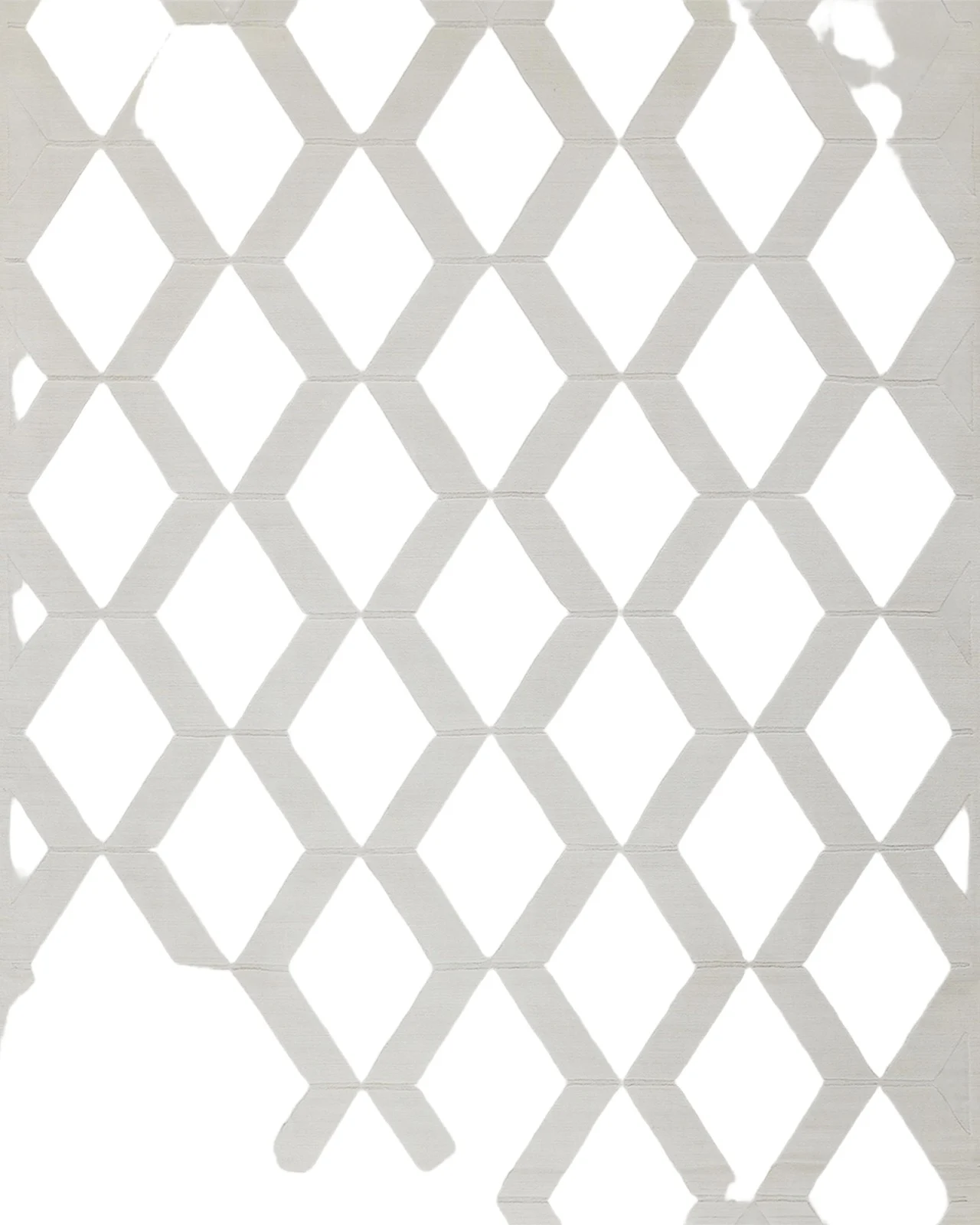 Exquisite Rugs Brunello Hand-Loomed White Rug, 4 ' x 6 '