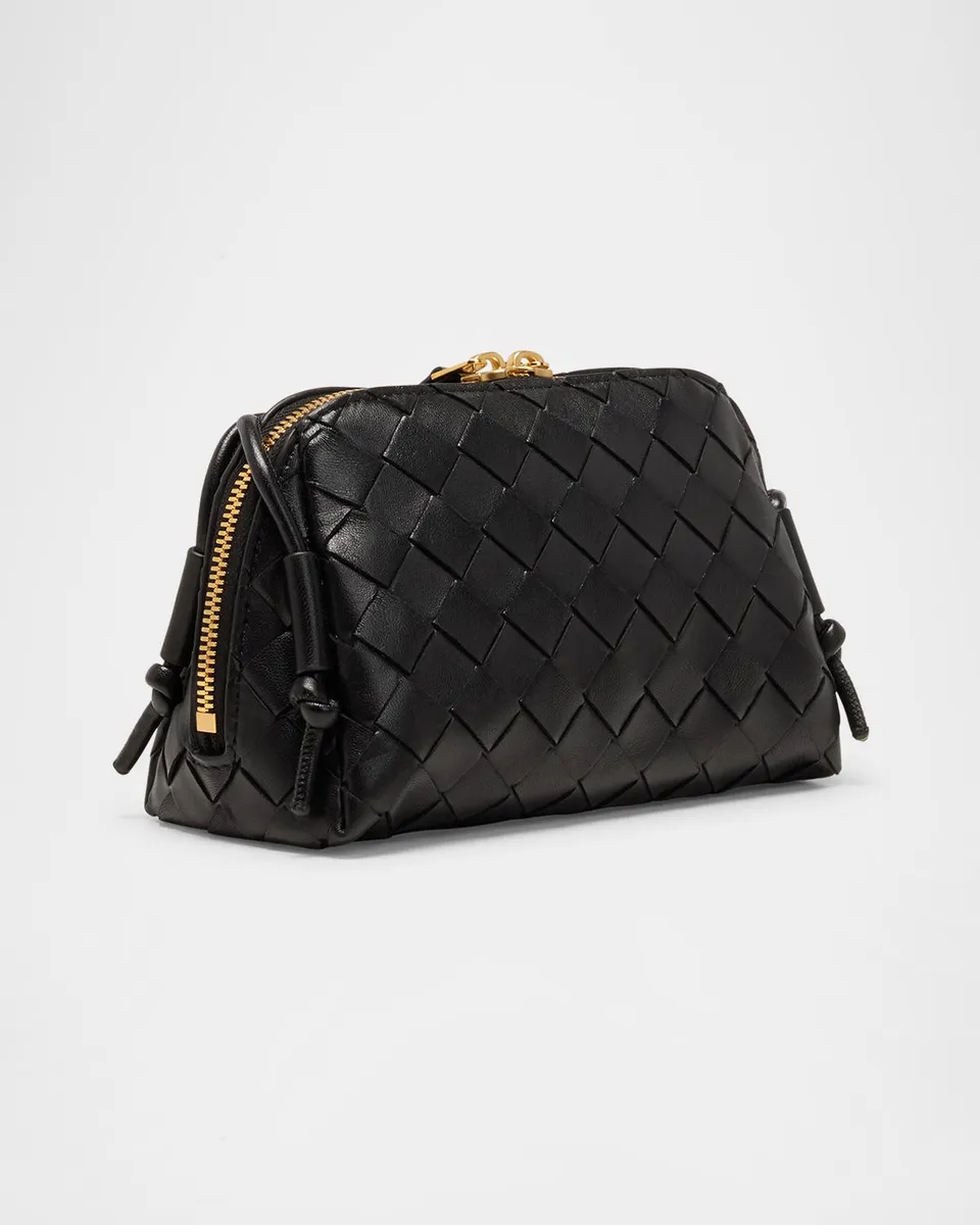 Bottega Veneta Zip Leather Pouch Shoulder Bag | Thumbnail 3 Bottega Veneta Zip Leather Pouch Shoulder Bag | Thumbnail 3