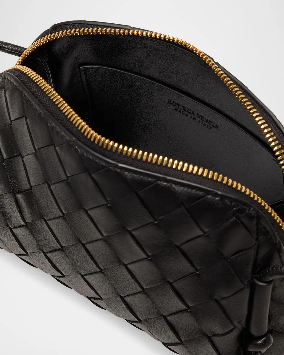 Bottega Veneta Zip Leather Pouch Shoulder Bag | Thumbnail 4 Bottega Veneta Zip Leather Pouch Shoulder Bag | Thumbnail 4