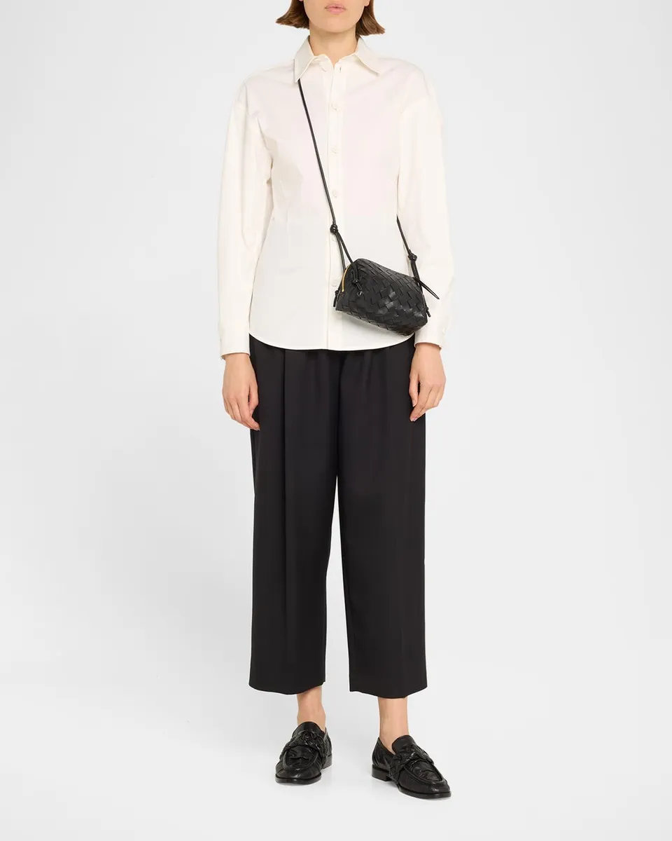 Bottega Veneta Zip Leather Pouch Shoulder Bag | Thumbnail 6 Bottega Veneta Zip Leather Pouch Shoulder Bag | Thumbnail 6