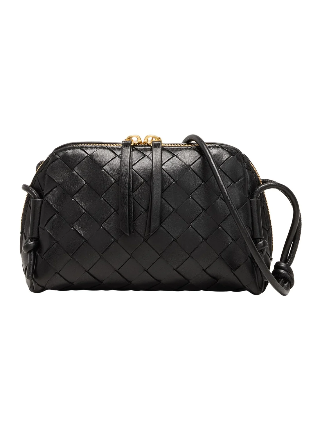 Bottega Veneta Zip Leather Pouch Shoulder Bag