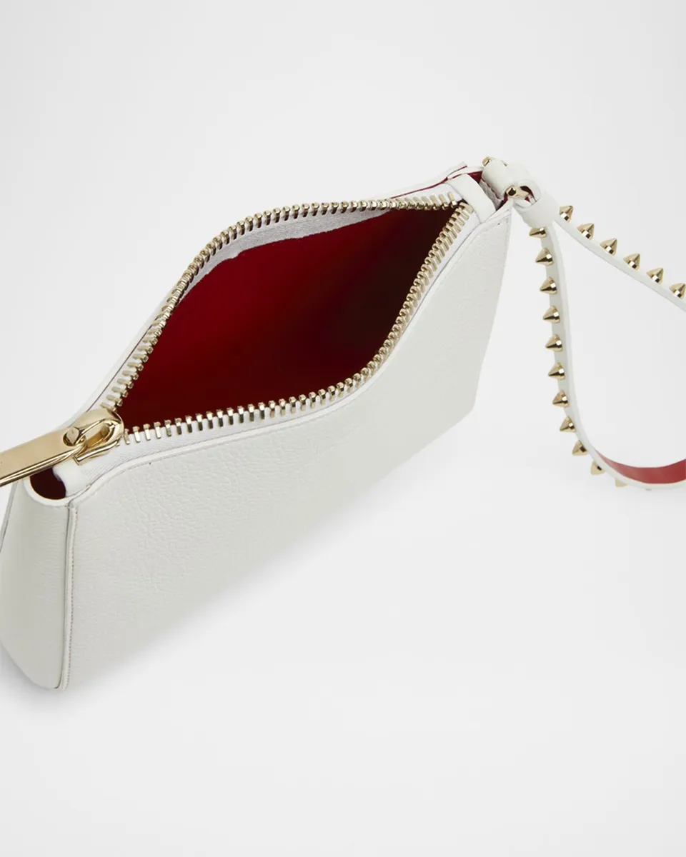 Christian Louboutin Cabata Mini Pouch Wristlet in Leather | Thumbnail 3 Christian Louboutin Cabata Mini Pouch Wristlet in Leather | Thumbnail 3