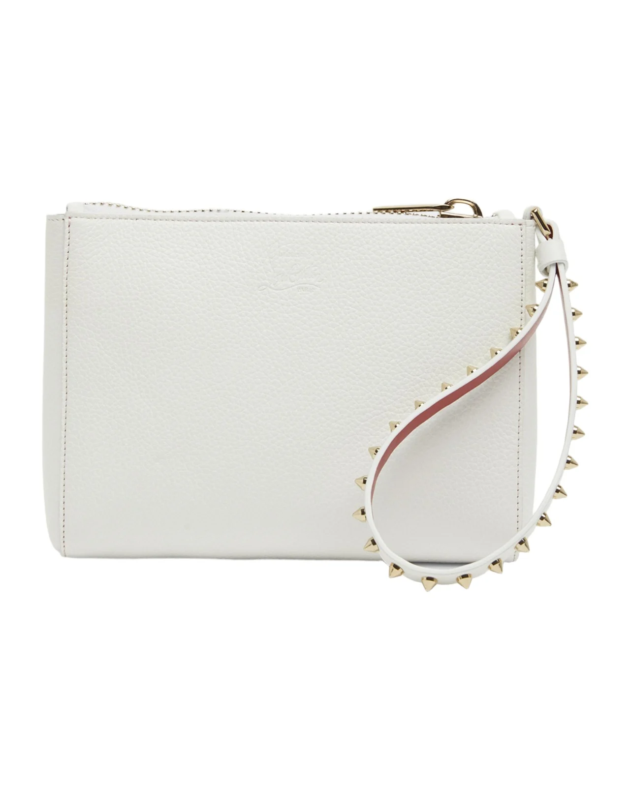 Christian Louboutin Cabata Mini Pouch Wristlet in Leather