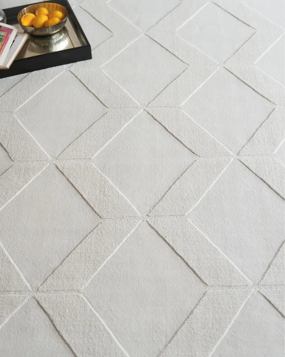 Exquisite Rugs Brunello Hand-Loomed White Rug, 8 ' x 10 ' | Thumbnail 7 Exquisite Rugs Brunello Hand-Loomed White Rug, 8 ' x 10 ' | Thumbnail 7