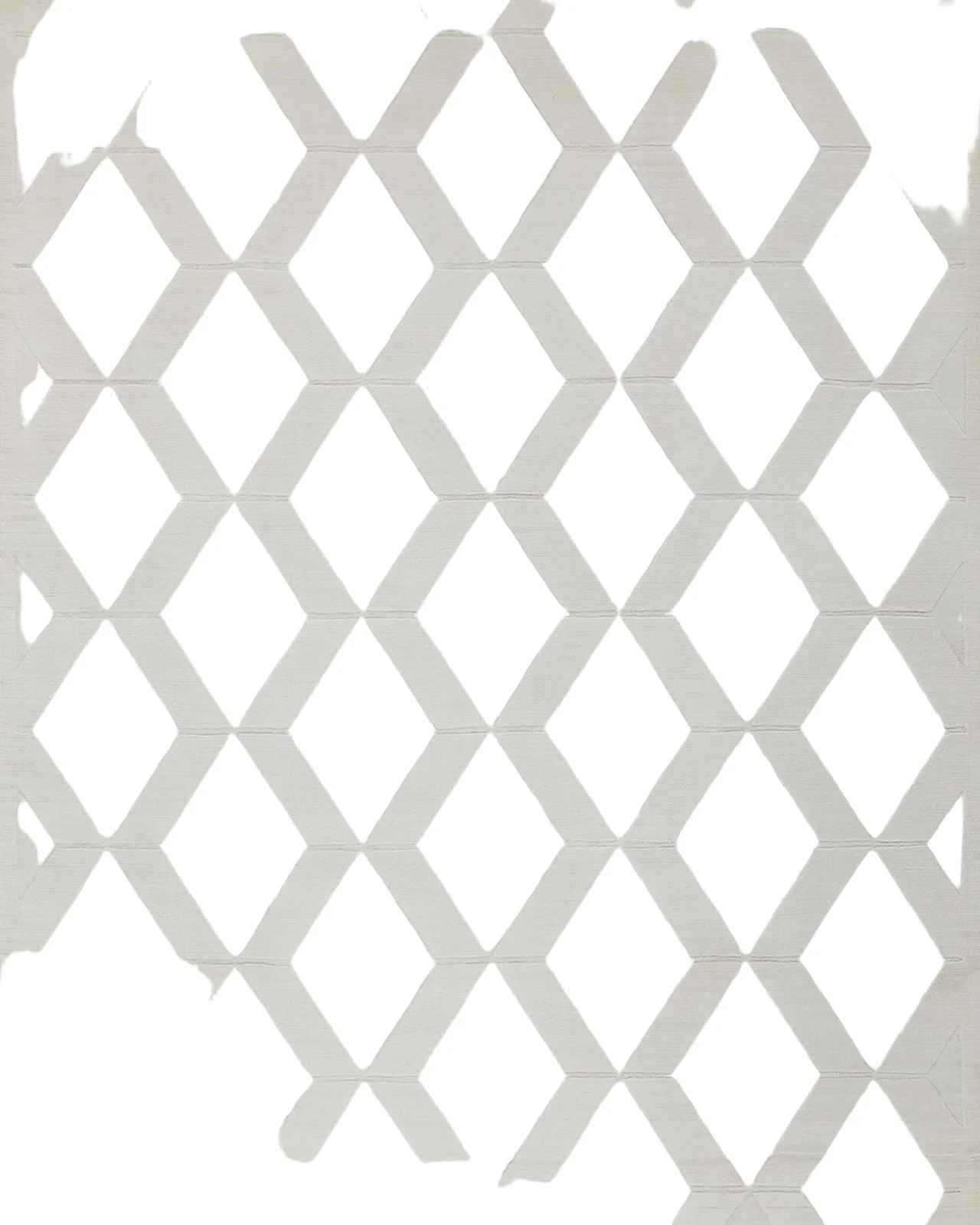 Exquisite Rugs Brunello Hand-Loomed White Rug, 8 ' x 10 '