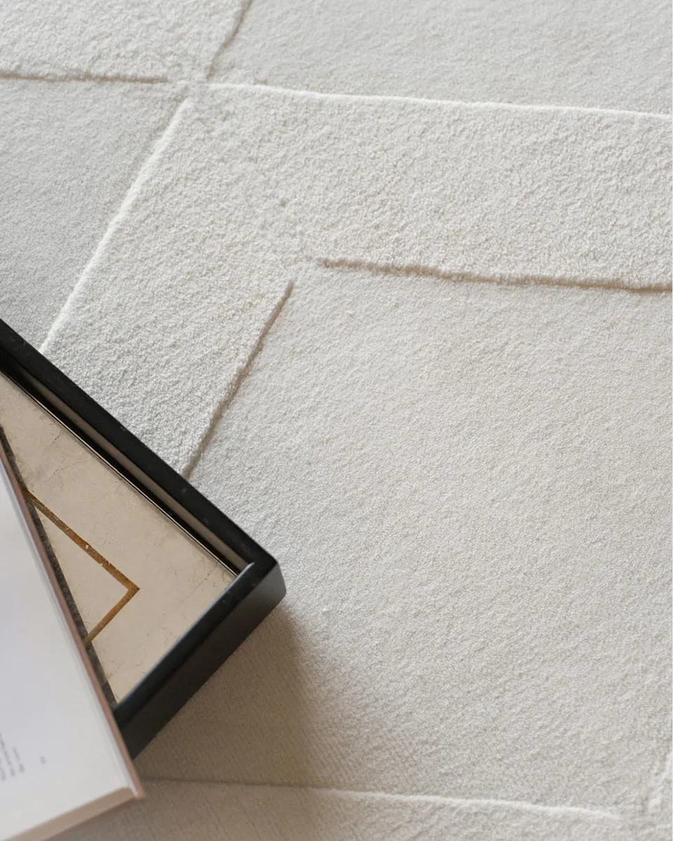 Exquisite Rugs Brunello Hand-Loomed White Rug, 6 ' x 9 ' | Thumbnail 5