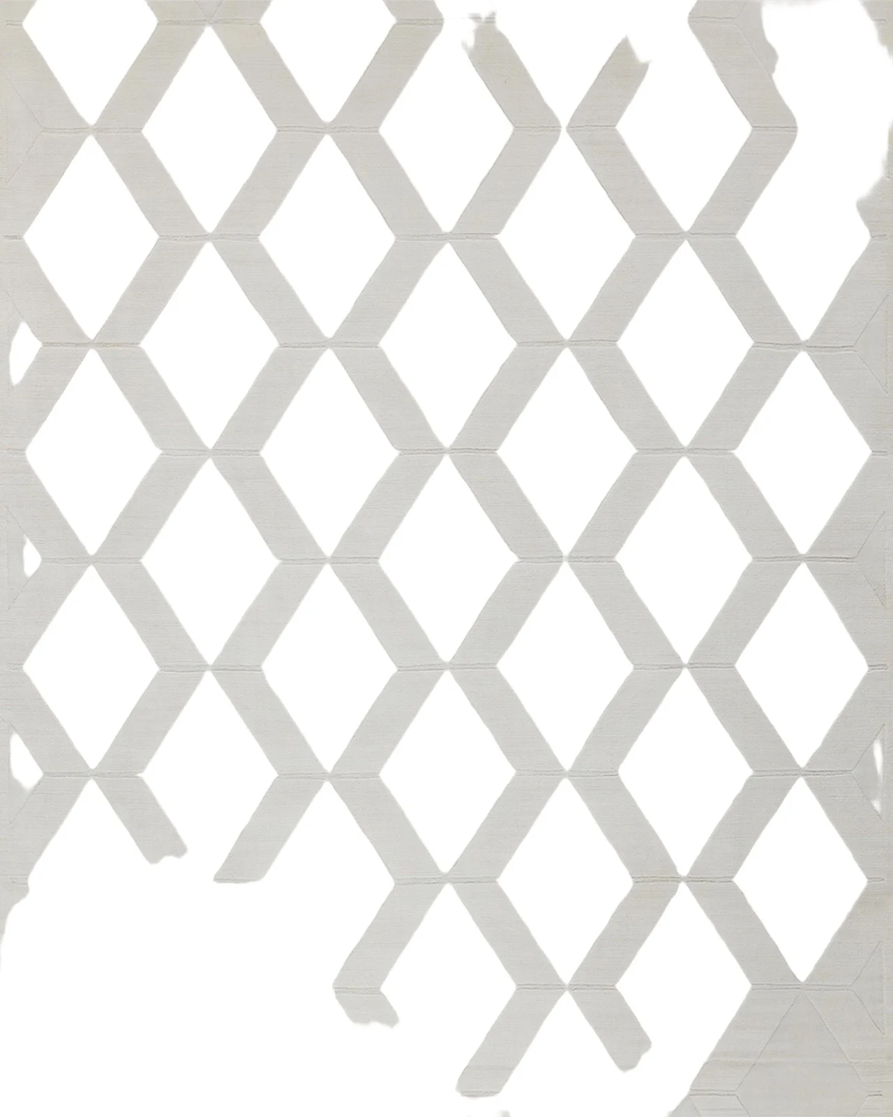 Exquisite Rugs Brunello Hand-Loomed White Rug, 6 ' x 9 '