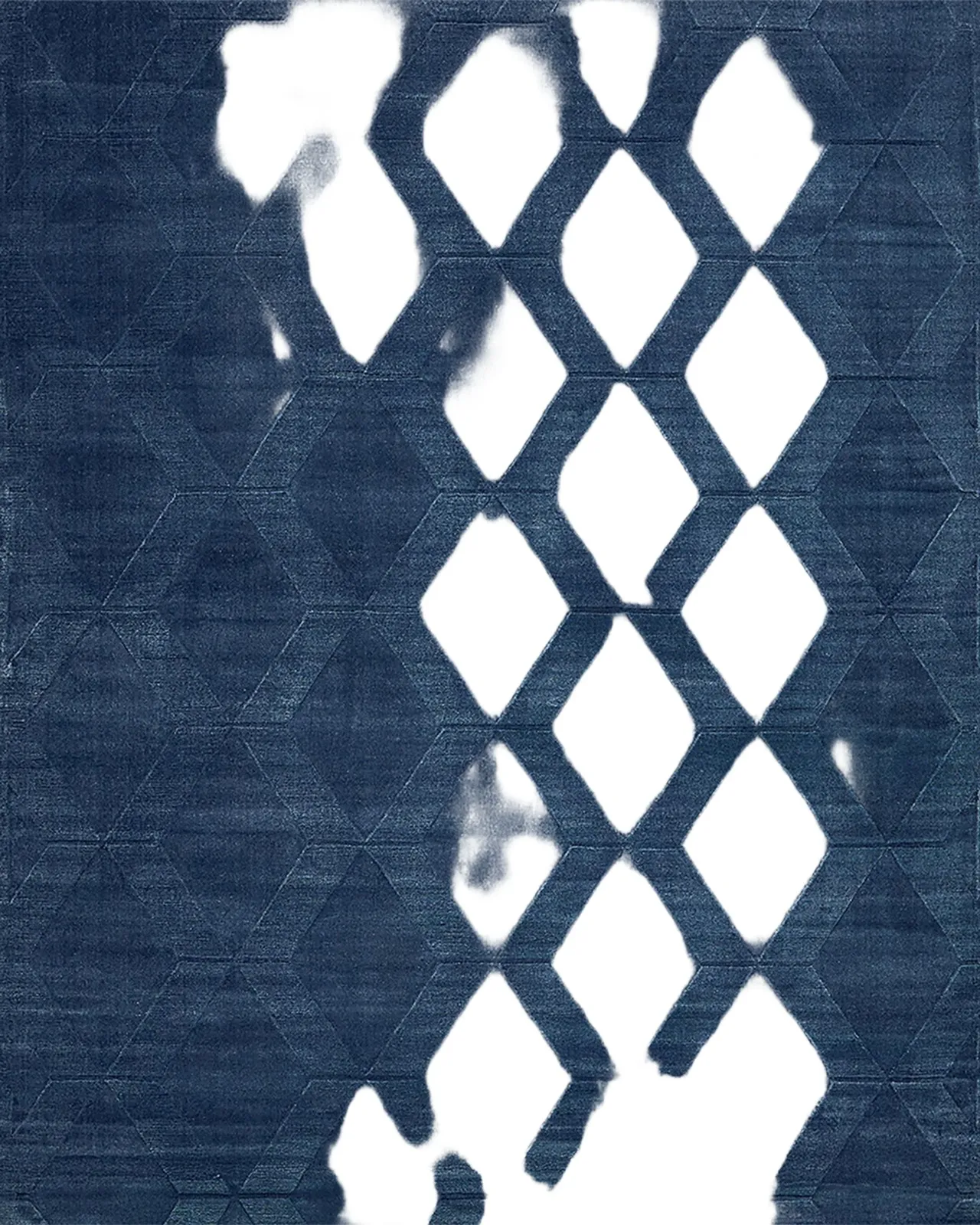 Exquisite Rugs Brunello Hand-Loomed Navy Rug, 6 ' x 9 '