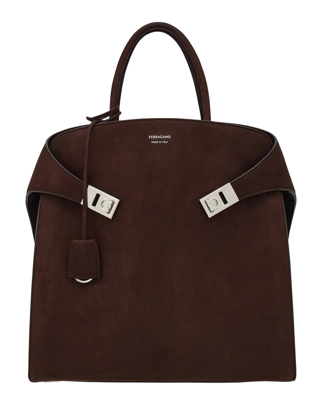 Ferragamo Men's Hug Leather Tote Bag