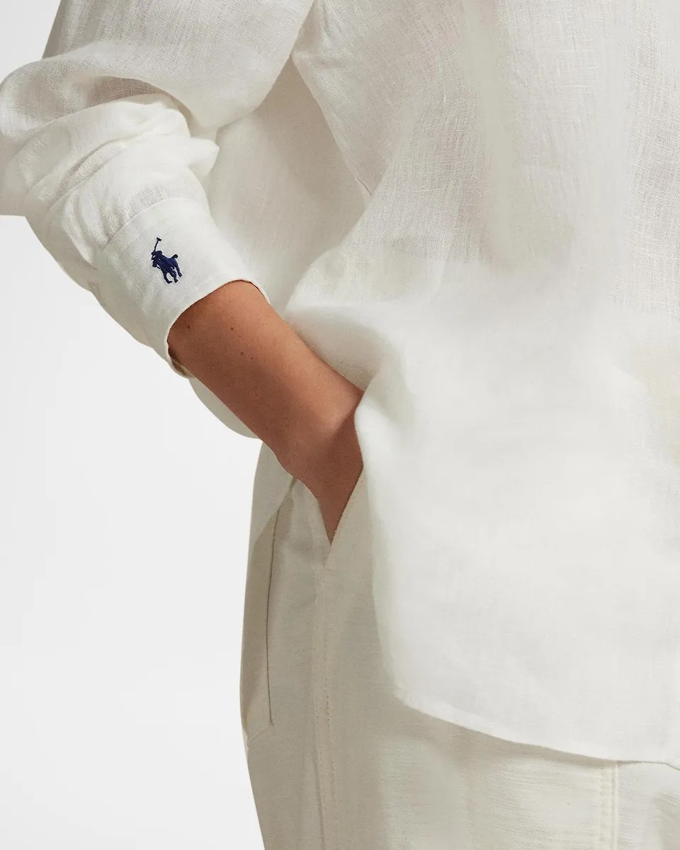 Polo Ralph Lauren Oversized-Fit Linen Shirt | Thumbnail 5 Polo Ralph Lauren Oversized-Fit Linen Shirt | Thumbnail 5