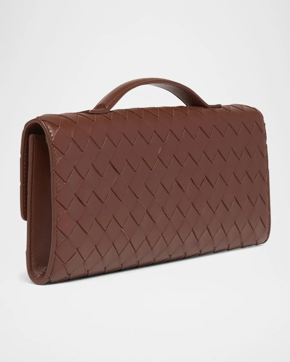 Bottega Veneta Long Andiamo Clutch Bag with Handle | Thumbnail 3 Bottega Veneta Long Andiamo Clutch Bag with Handle | Thumbnail 3