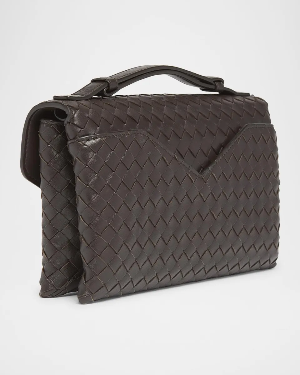 Bottega Veneta Knot Lock Leather Top-Handle Bag | Thumbnail 3 Bottega Veneta Knot Lock Leather Top-Handle Bag | Thumbnail 3