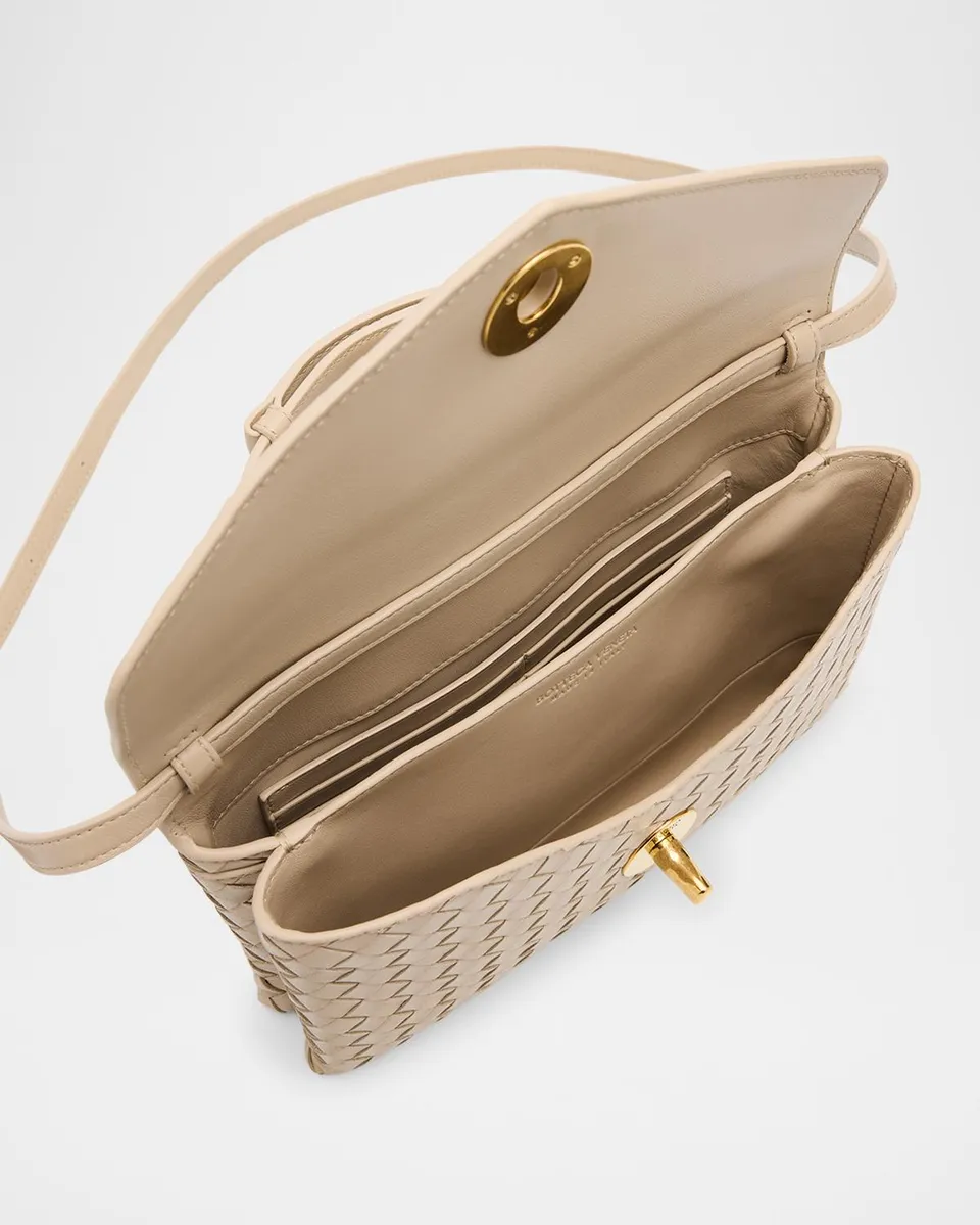 Bottega Veneta Knot Lock Leather Top-Handle Bag | Thumbnail 4