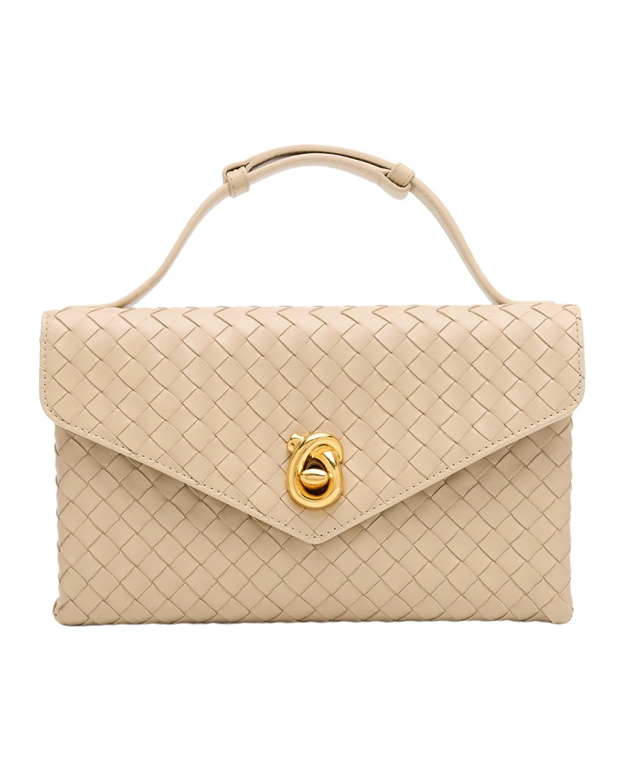 Knot Lock Leather Top-Handle Bag Knot Lock Leather Top-Handle Bag