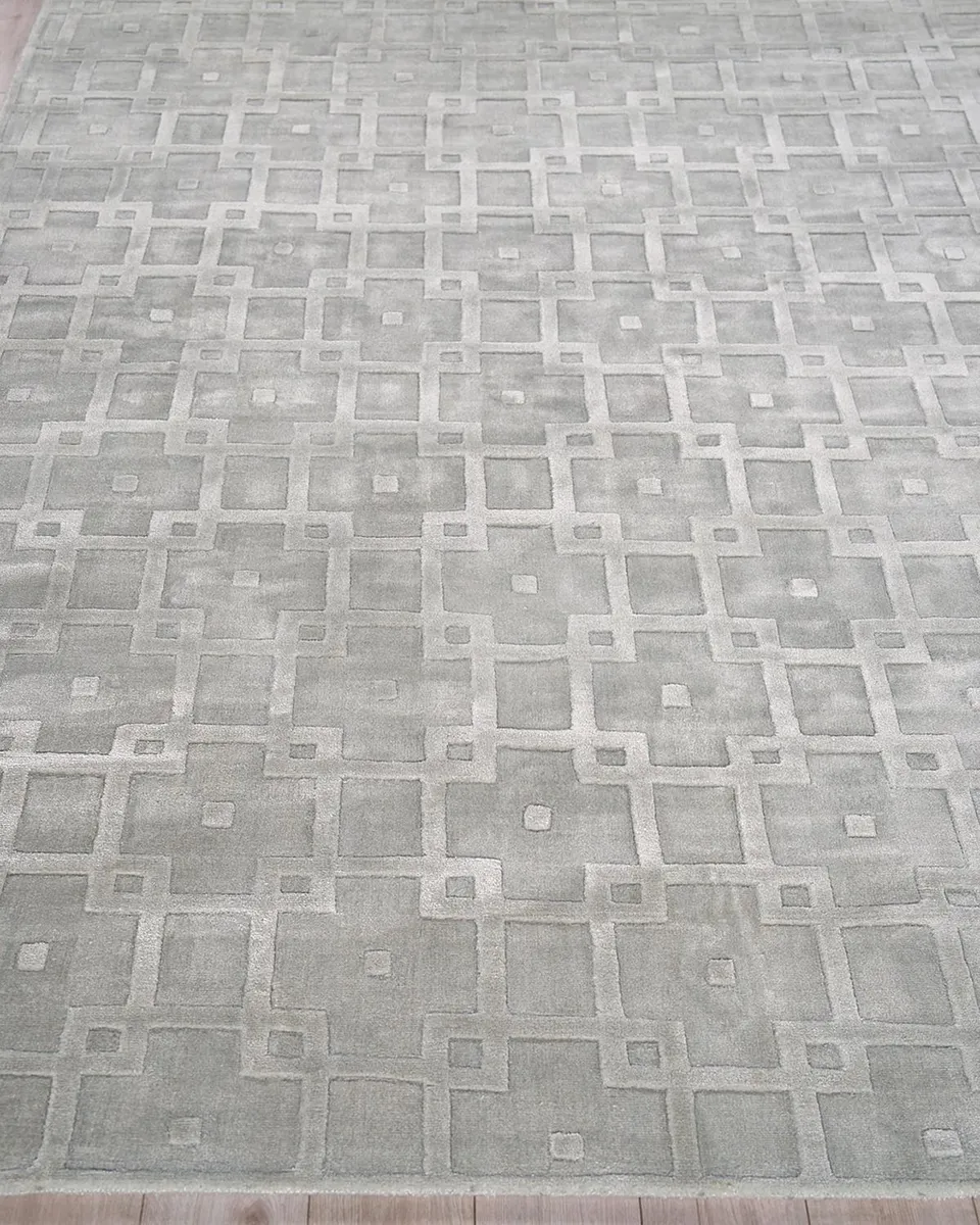 Exquisite Rugs Camora Hand-Loomed Silver Rug, 6 ' x 9 ' | Thumbnail 2