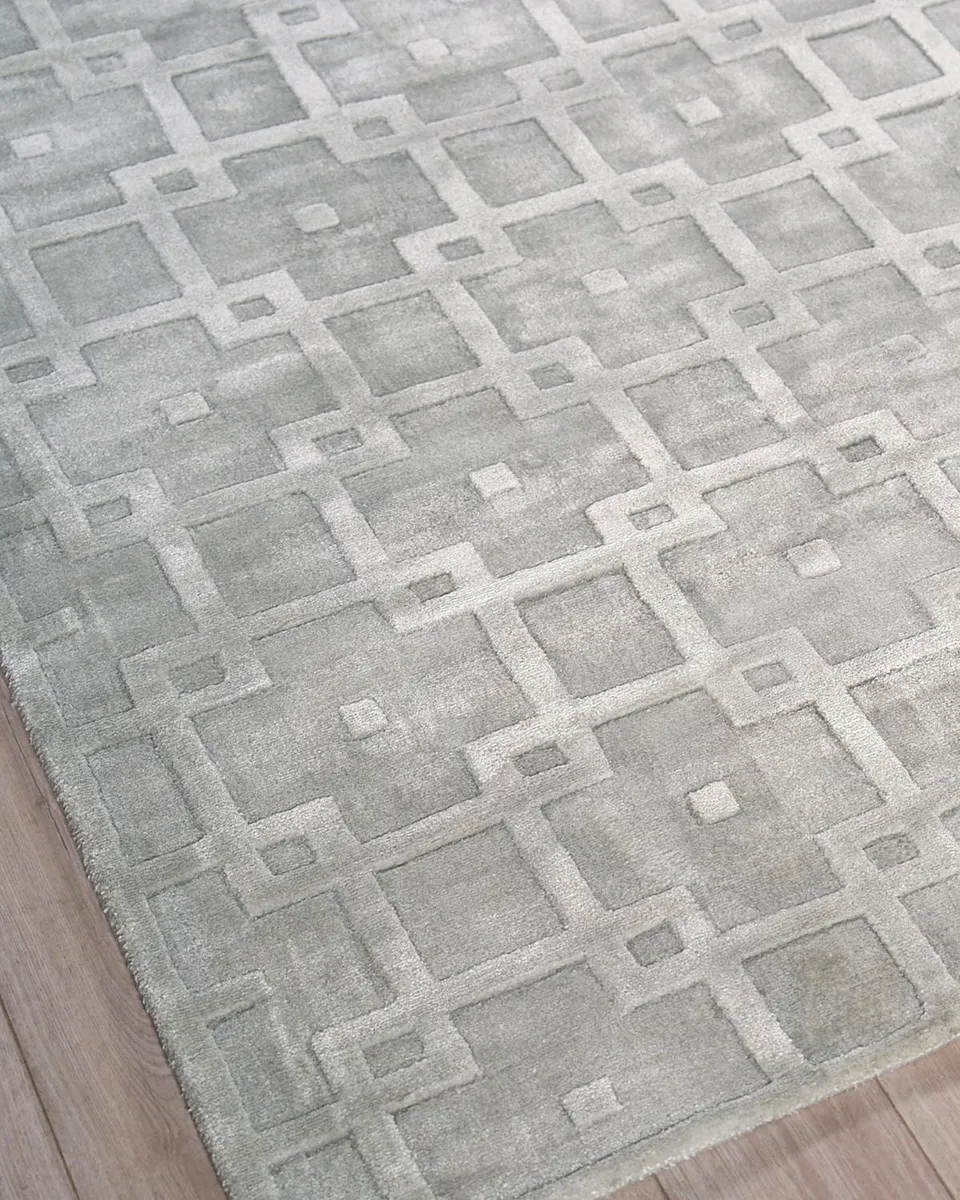 Exquisite Rugs Camora Hand-Loomed Silver Rug, 6 ' x 9 ' | Thumbnail 3
