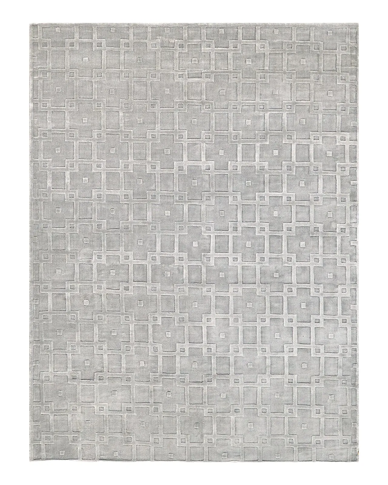 Exquisite Rugs Camora Hand-Loomed Silver Rug, 6 ' x 9 '