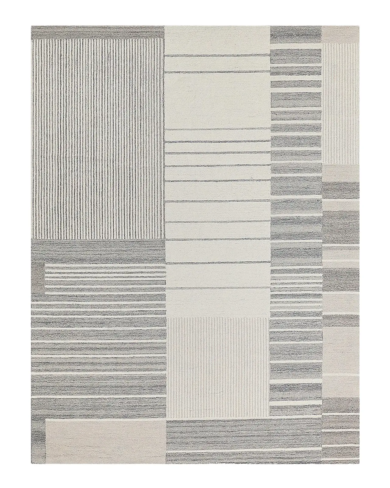 Exquisite Rugs Castine Hand-Tufted Silver Rug, 5 ' x 8 '