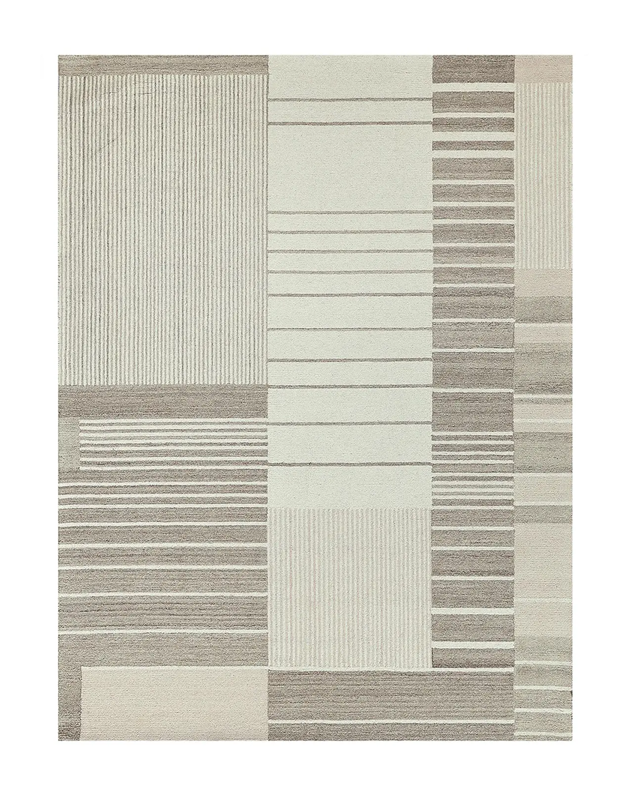 Exquisite Rugs Castine Hand-Tufted Beige Rug, 9 ' x 12 '