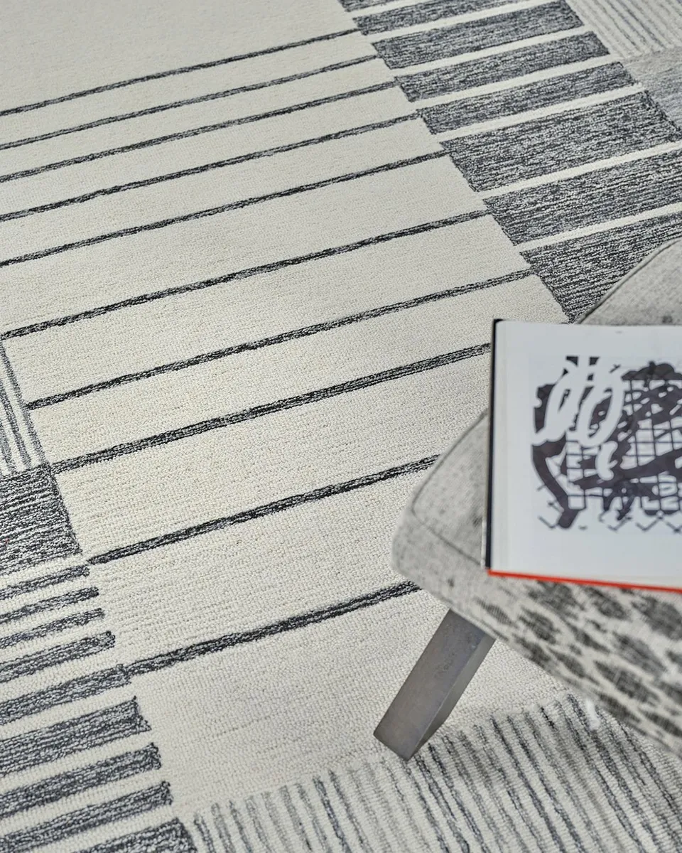 Exquisite Rugs Castine Hand-Tufted Gray Rug, 9 ' x 12 ' | Thumbnail 9 Exquisite Rugs Castine Hand-Tufted Gray Rug, 9 ' x 12 ' | Thumbnail 9