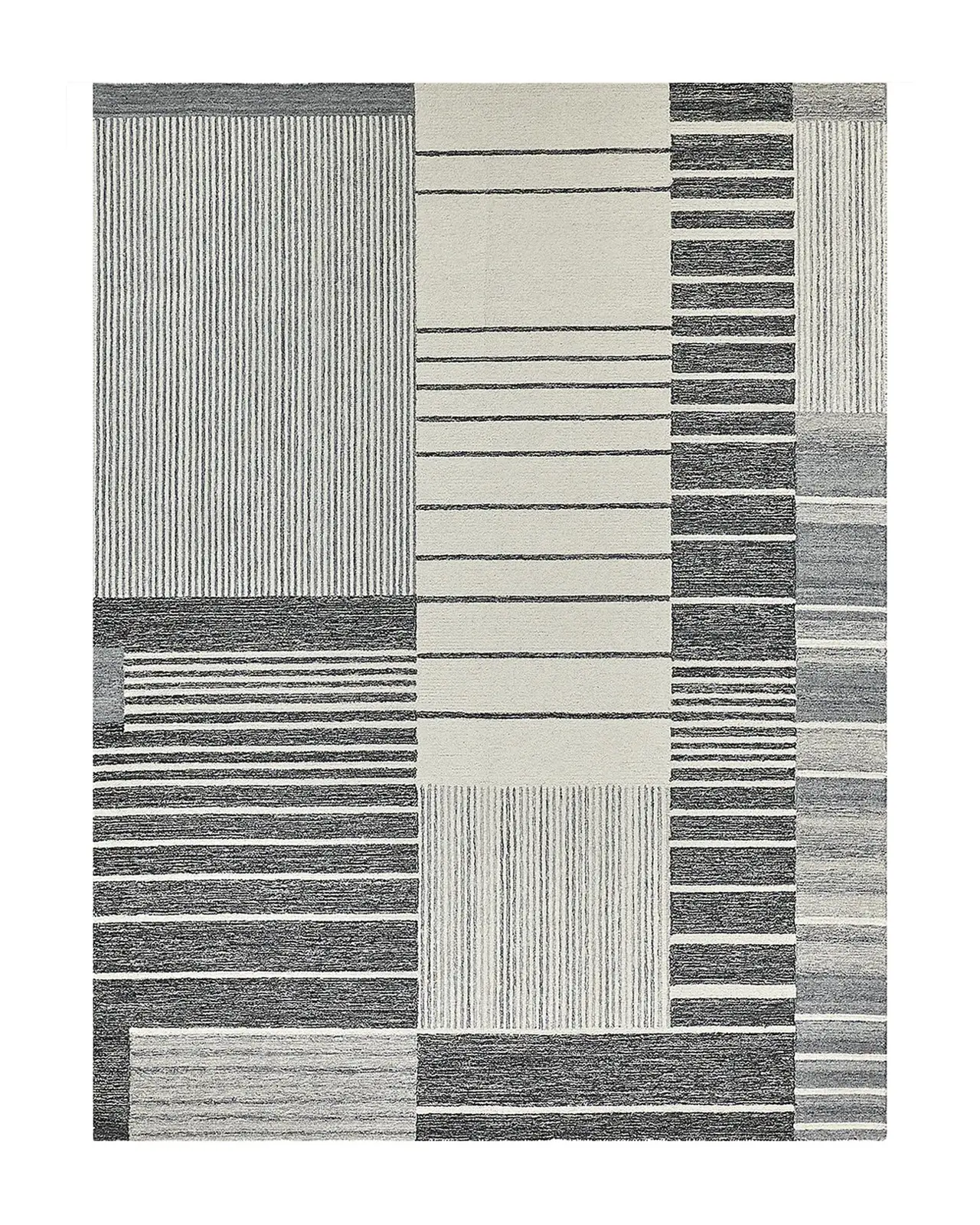 Exquisite Rugs Castine Hand-Tufted Gray Rug, 6 ' x 9 '