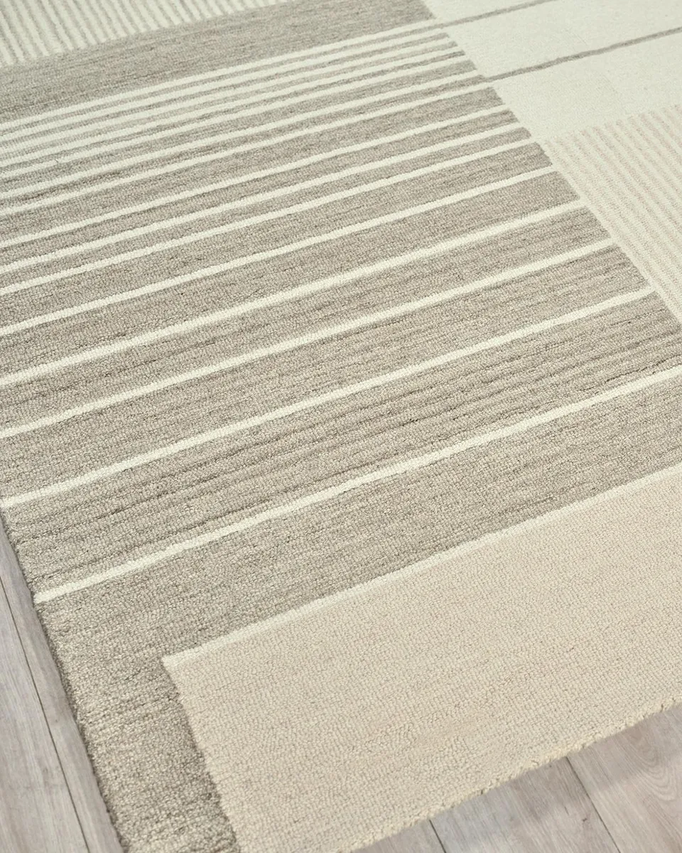 Exquisite Rugs Castine Hand-Tufted Beige Rug, 8 ' x 10 ' | Thumbnail 3
