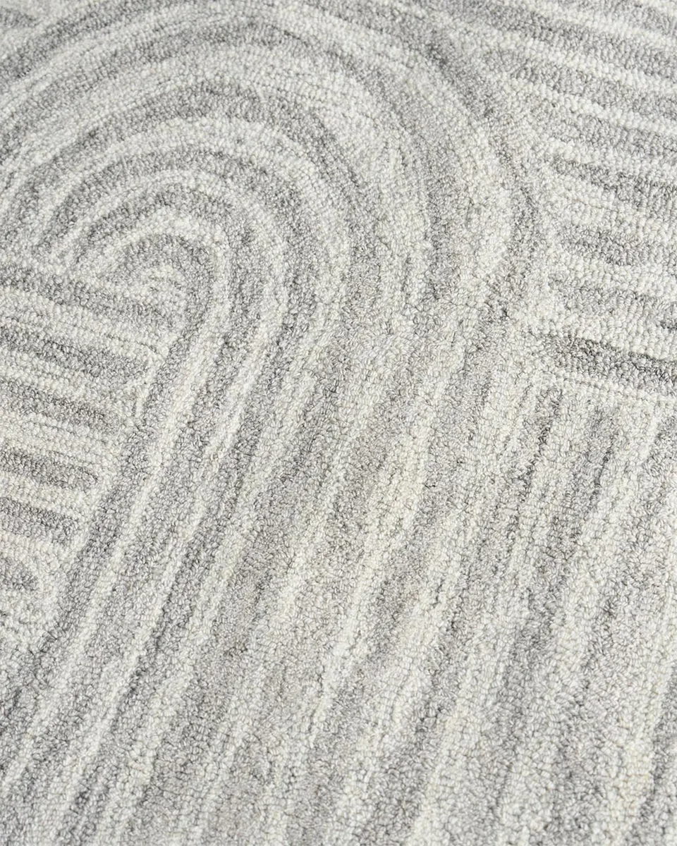 Exquisite Rugs Juno Hand-Tufted Gray/Ivory Rug, 12 ' x 15 ' | Thumbnail 6 Exquisite Rugs Juno Hand-Tufted Gray/Ivory Rug, 12 ' x 15 ' | Thumbnail 6