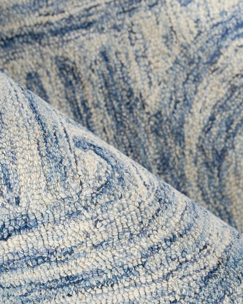 Exquisite Rugs Juno Hand-Tufted Blue/Ivory Rug | Thumbnail 4 Exquisite Rugs Juno Hand-Tufted Blue/Ivory Rug | Thumbnail 4