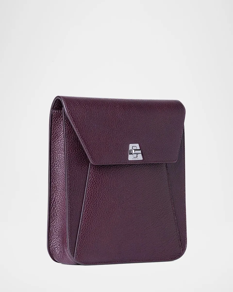 Akris Anouk Small Leather Messenger Bag | Thumbnail 4 Akris Anouk Small Leather Messenger Bag | Thumbnail 4