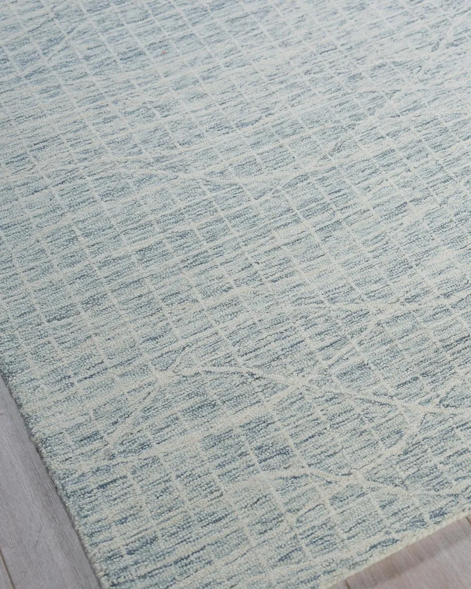 Exquisite Rugs Miami Hand-Tufted Silver Rug, 10 ' x 14 ' | Thumbnail 2