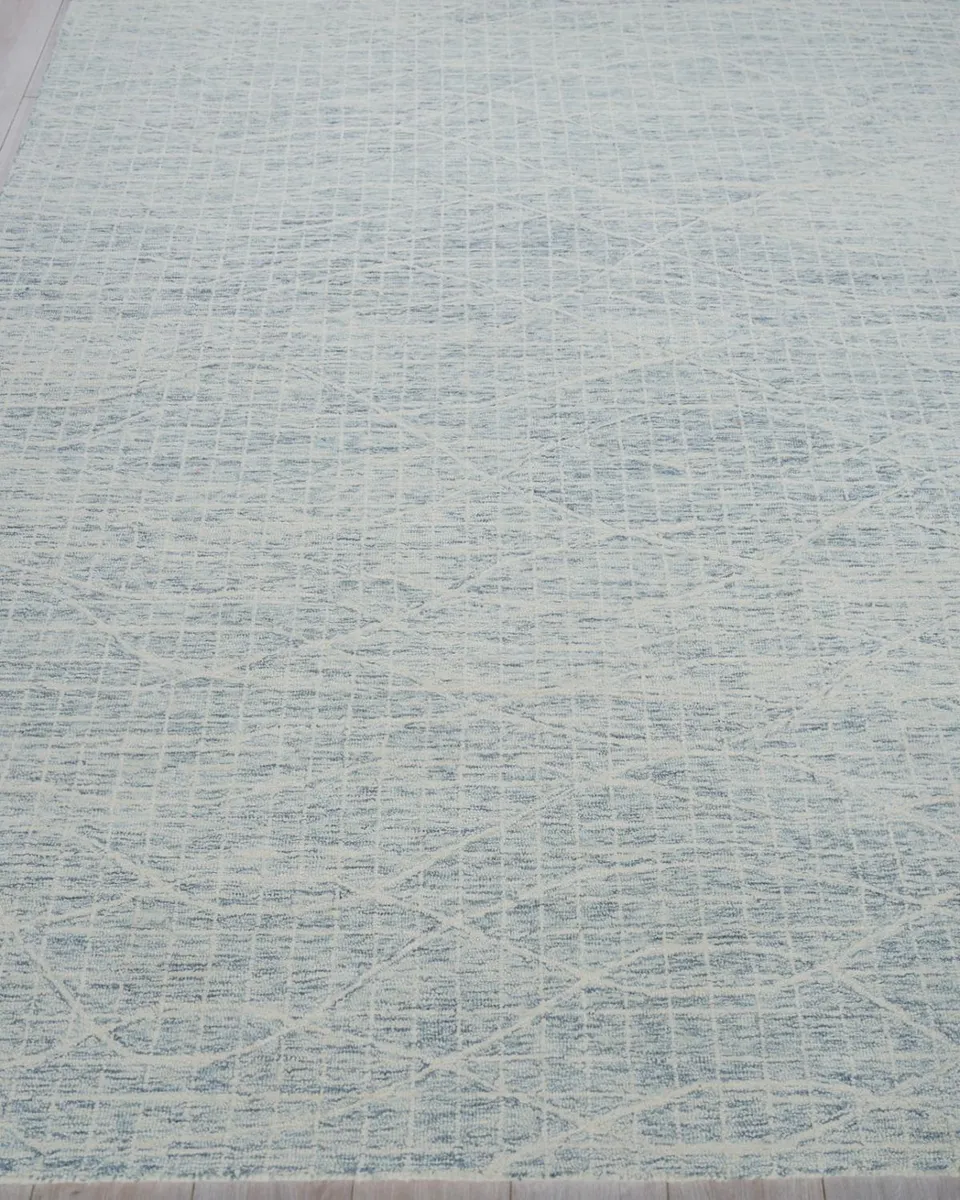 Exquisite Rugs Miami Hand-Tufted Silver Rug, 10 ' x 14 ' | Thumbnail 3