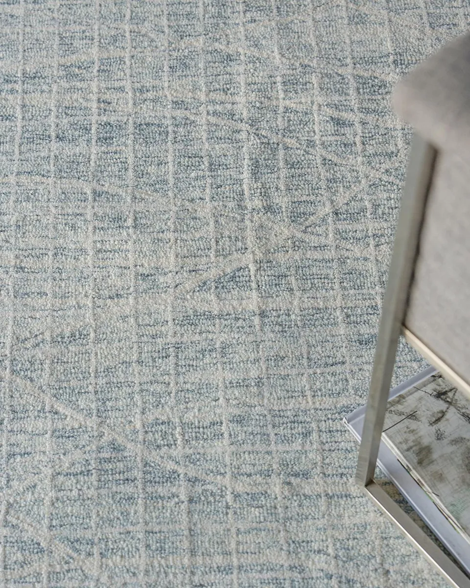 Exquisite Rugs Miami Hand-Tufted Silver Rug, 10 ' x 14 ' | Thumbnail 5