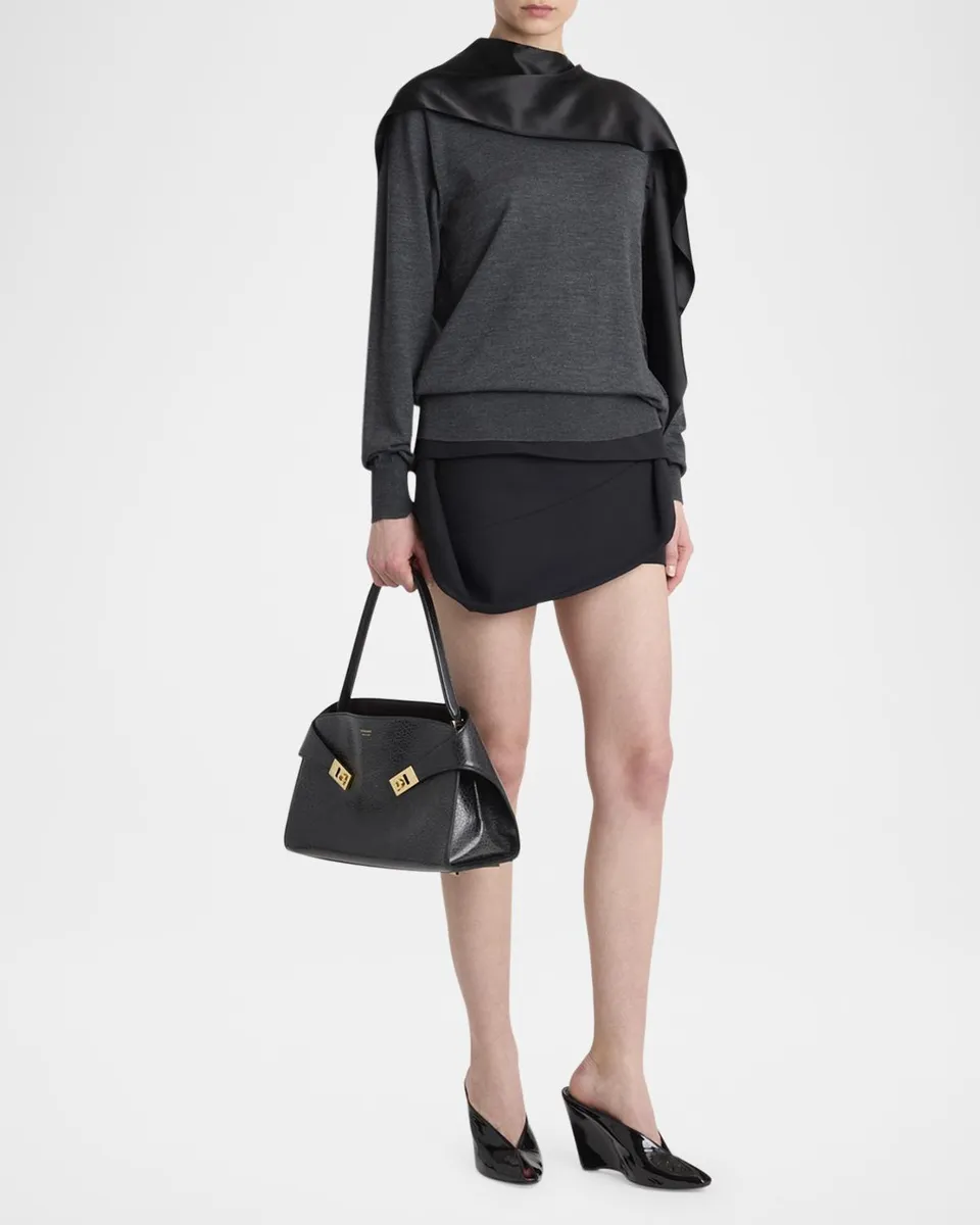 Ferragamo Hug Grain Leather Shoulder Bag | Thumbnail 5