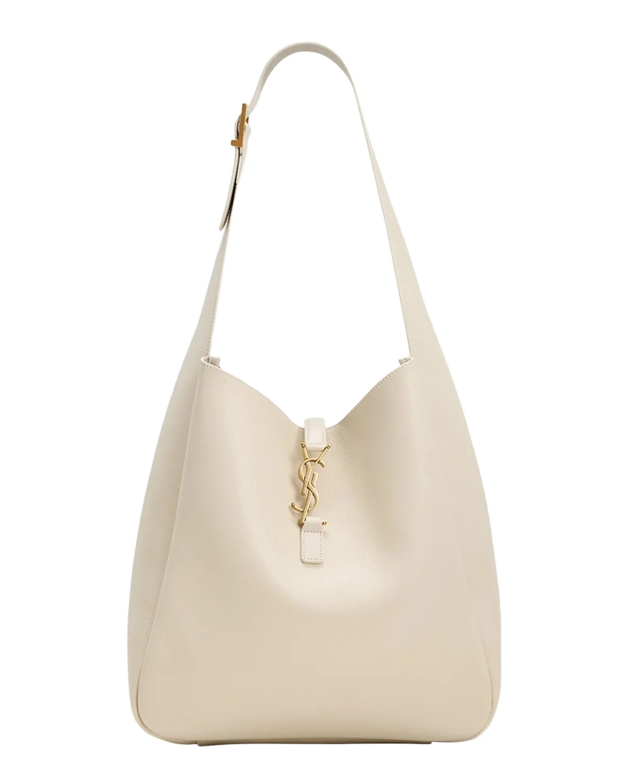 Le 5 A 7 Large Shoulder Bucket Bag in Smooth Leather Le 5 A 7 Large Shoulder Bucket Bag in Smooth Leather
