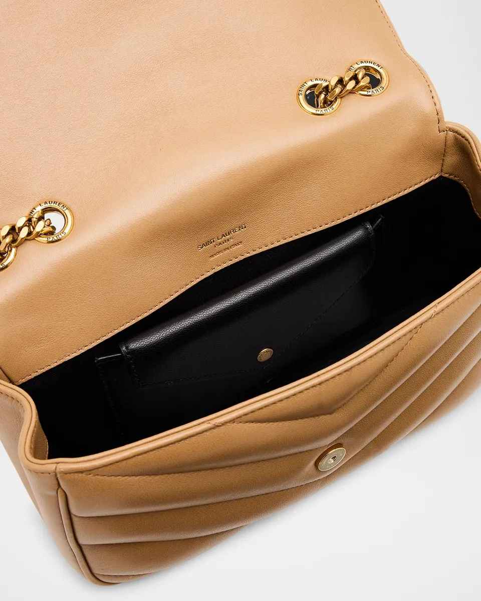 Saint Laurent Loulou Small YSL Shoulder Bag in Quilted Leather | Thumbnail 4 Saint Laurent Loulou Small YSL Shoulder Bag in Quilted Leather | Thumbnail 4