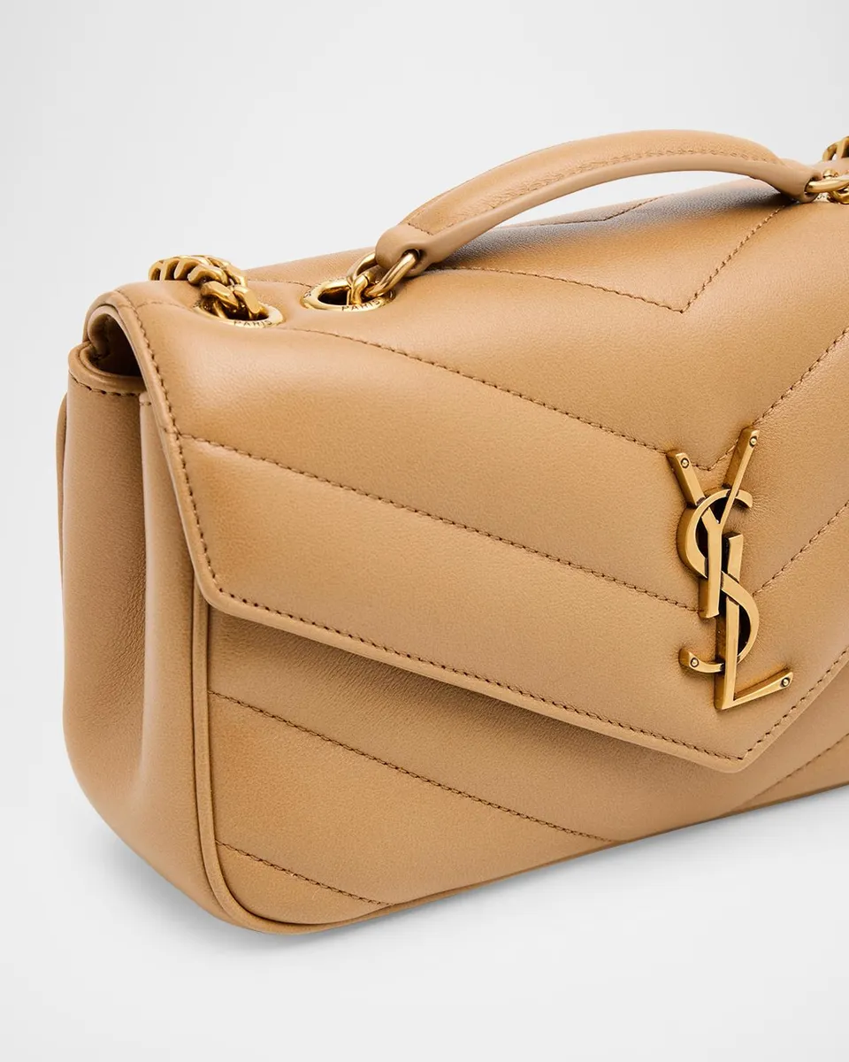 Saint Laurent Loulou Small YSL Shoulder Bag in Quilted Leather | Thumbnail 7 Saint Laurent Loulou Small YSL Shoulder Bag in Quilted Leather | Thumbnail 7