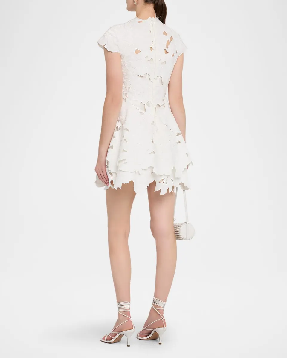 Simkhai Holloway Embroidered Mini Dress | Thumbnail 3