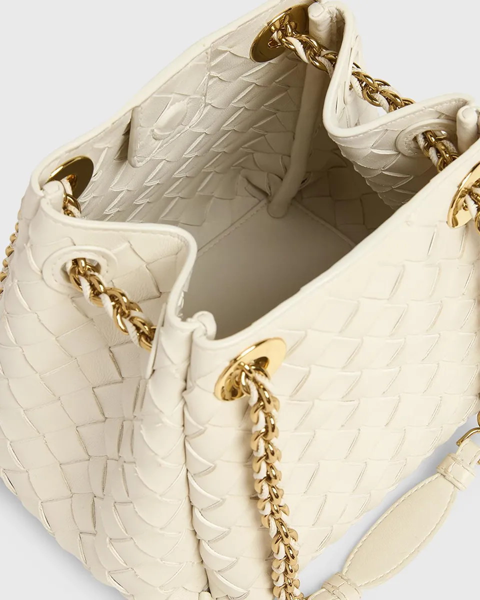 Bottega Veneta Small Parachute Leather Shoulder Bag | Thumbnail 4 Bottega Veneta Small Parachute Leather Shoulder Bag | Thumbnail 4