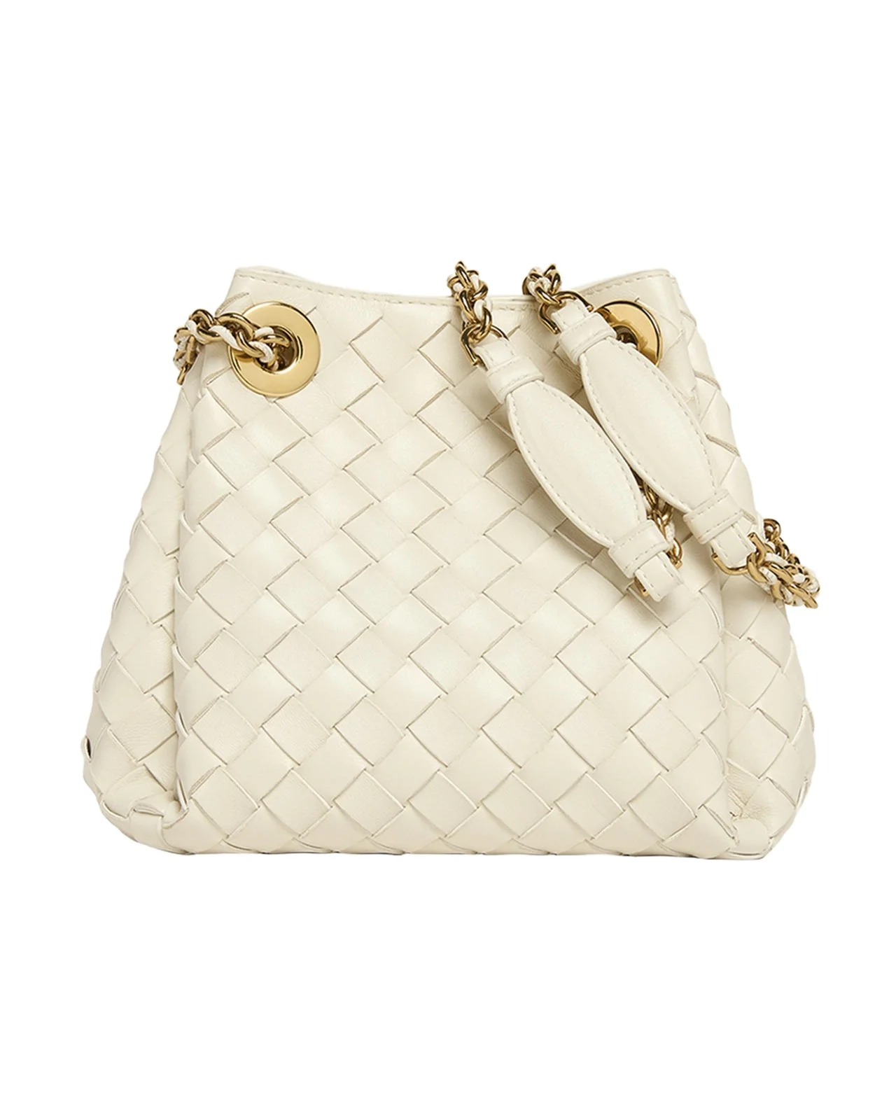Small Parachute Leather Shoulder Bag