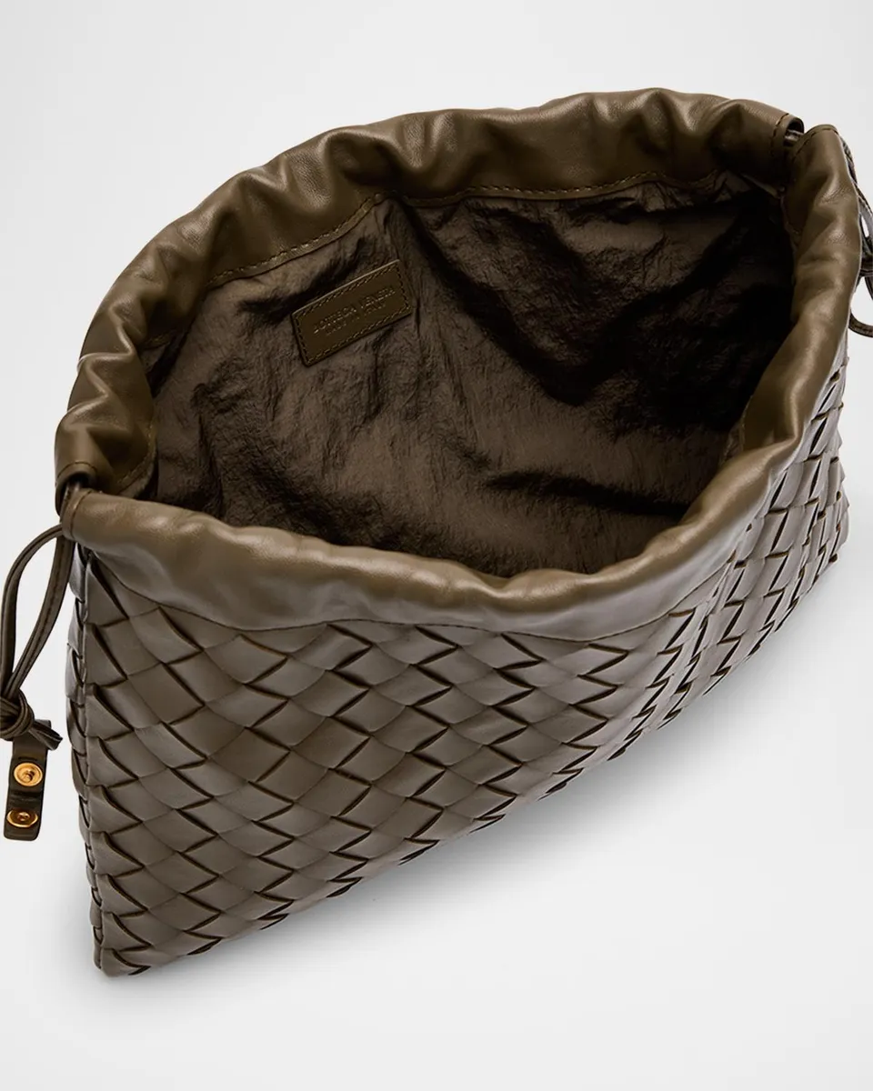 Bottega Veneta Medium Leather Pouch Bag | Thumbnail 4 Bottega Veneta Medium Leather Pouch Bag | Thumbnail 4