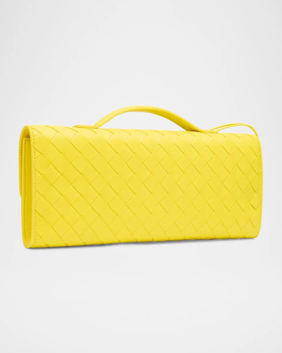 Bottega Veneta Long Andiamo Clutch Bag with Handle | Thumbnail 3 Bottega Veneta Long Andiamo Clutch Bag with Handle | Thumbnail 3
