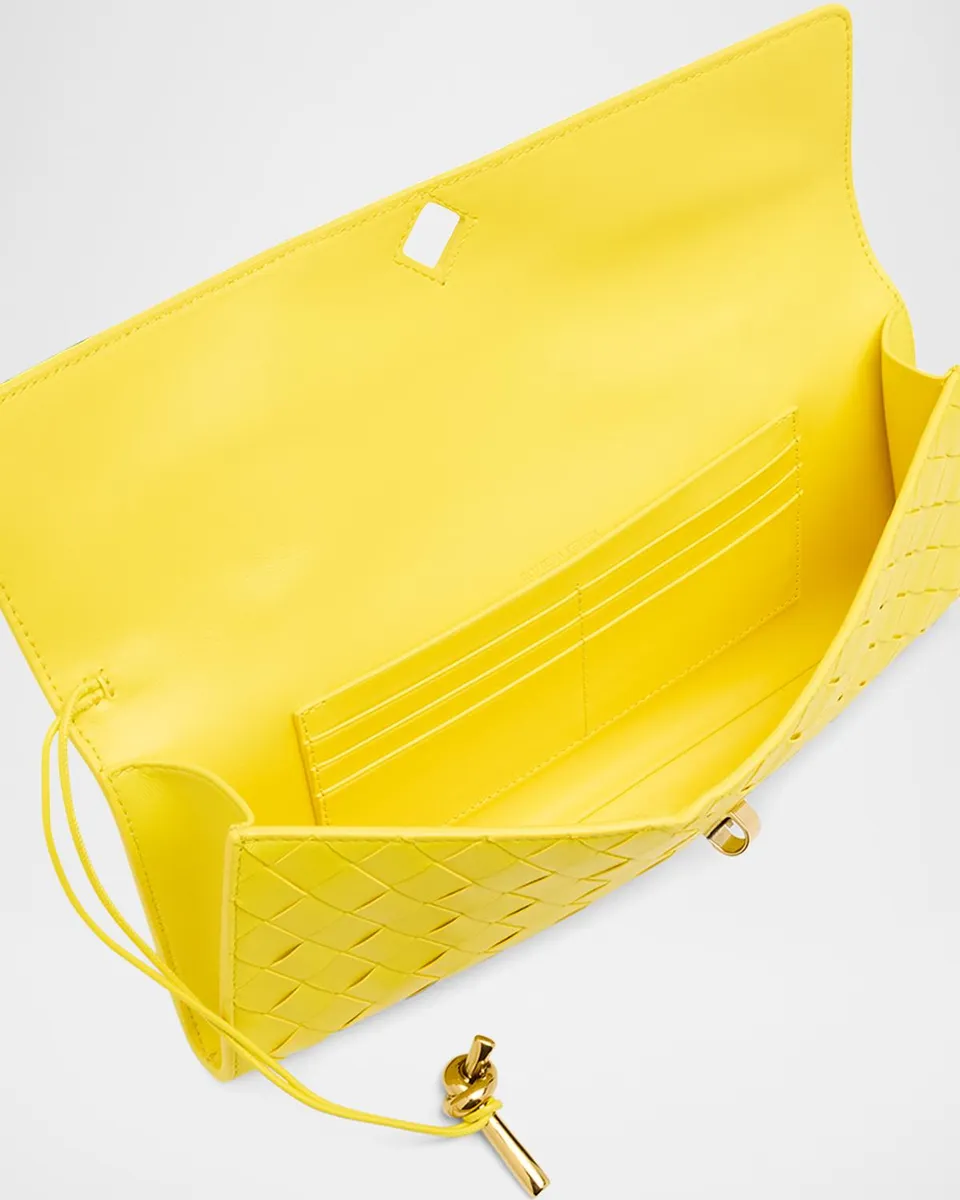 Bottega Veneta Long Andiamo Clutch Bag with Handle | Thumbnail 4 Bottega Veneta Long Andiamo Clutch Bag with Handle | Thumbnail 4