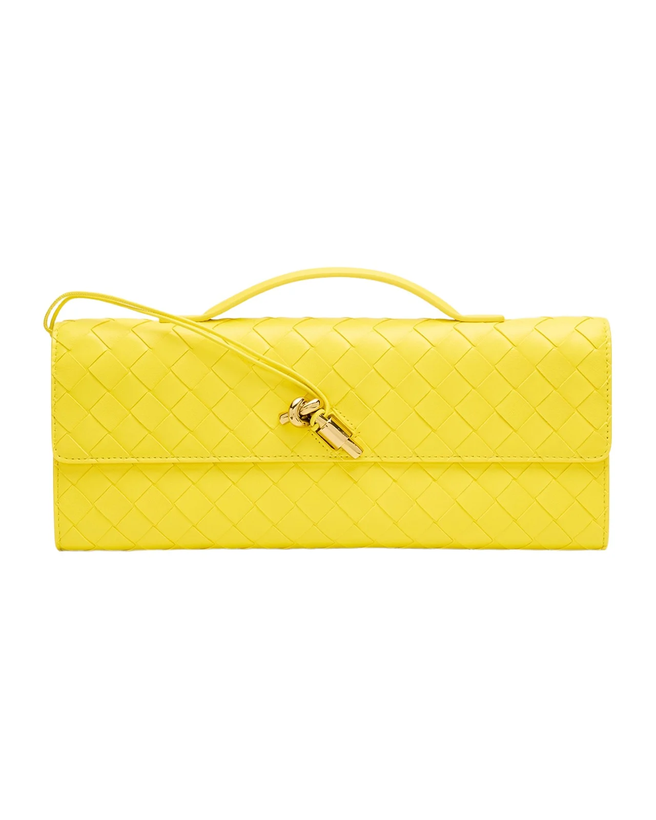 Bottega Veneta Long Andiamo Clutch Bag with Handle