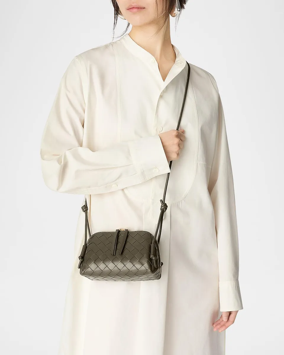 Bottega Veneta Zip Leather Pouch Shoulder Bag | Thumbnail 2 Bottega Veneta Zip Leather Pouch Shoulder Bag | Thumbnail 2