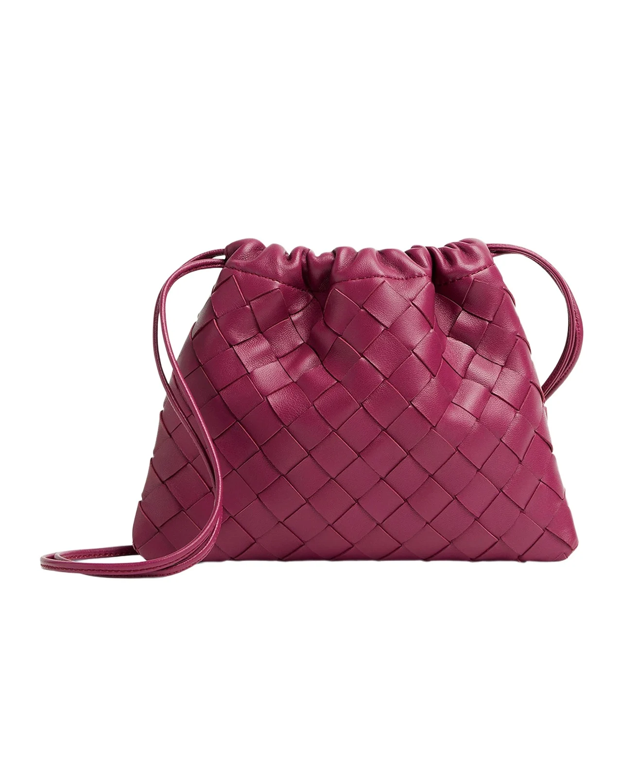 Bottega Veneta Small Leather Pouch Crossbody Bag
