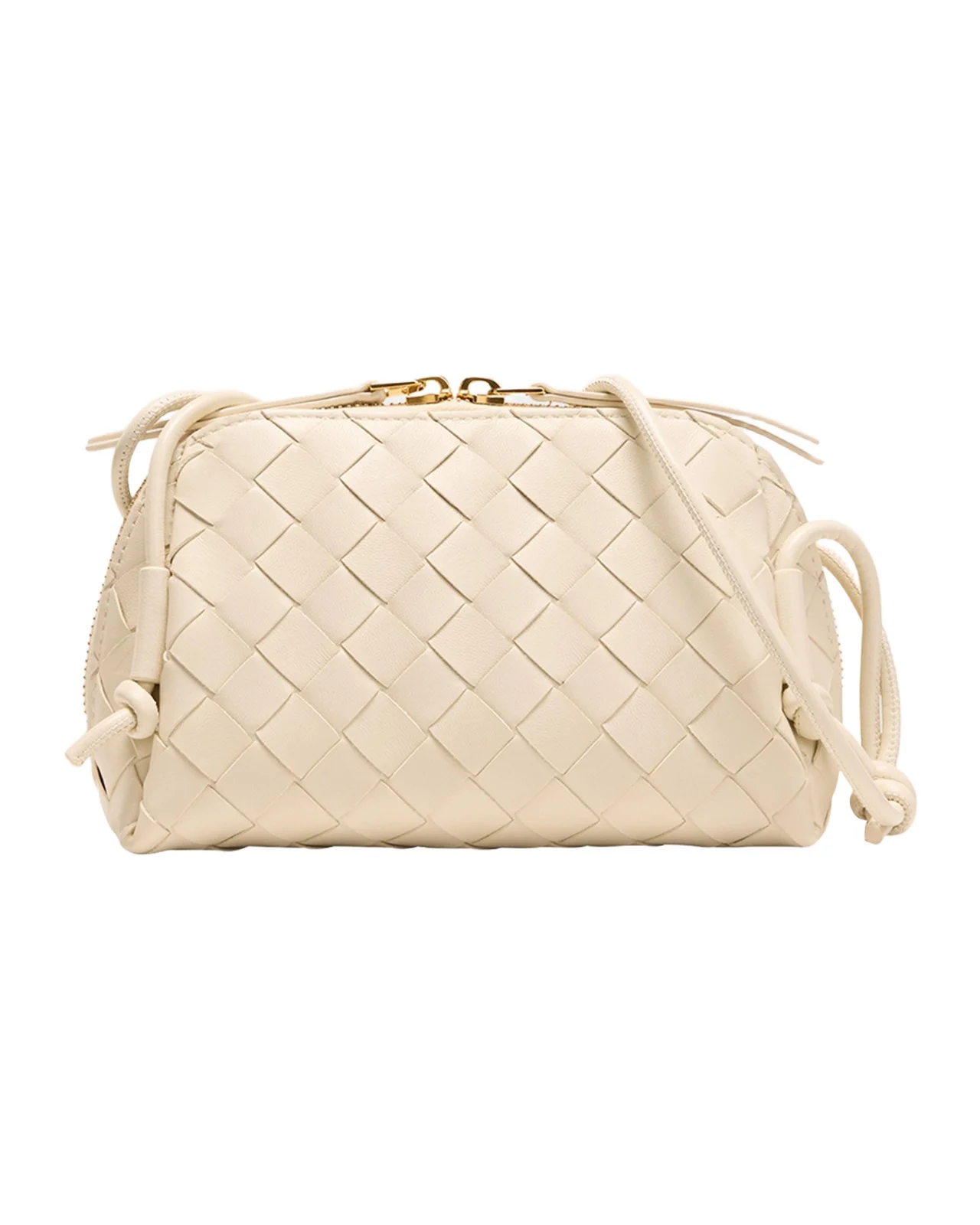 Bottega Veneta Zip Leather Pouch Shoulder Bag