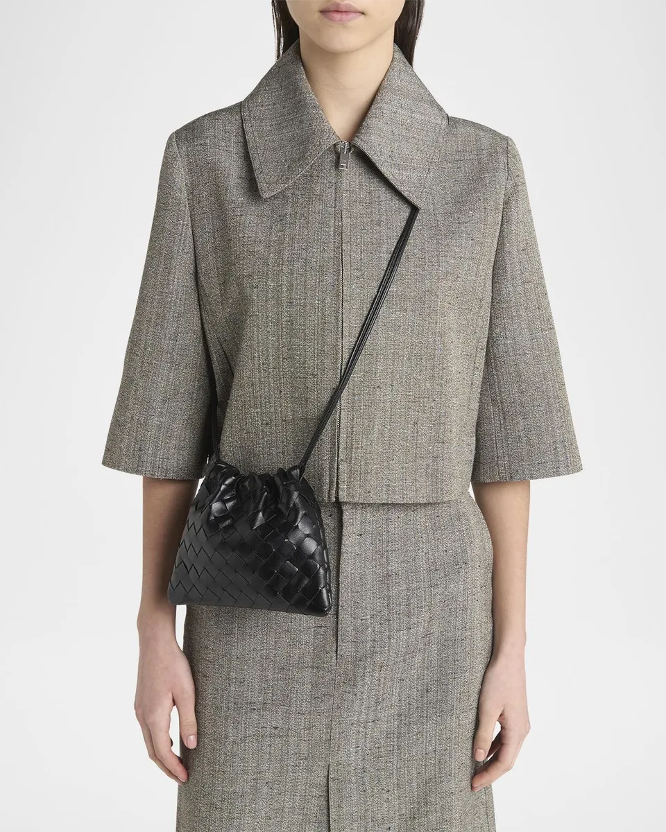 Bottega Veneta Small Leather Pouch Crossbody Bag | Thumbnail 2