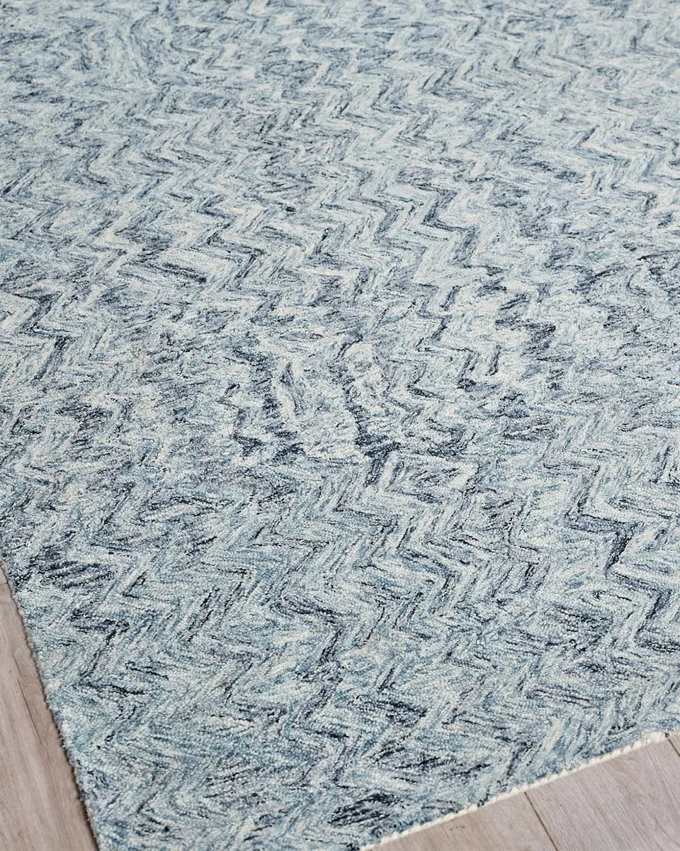 Exquisite Rugs Veneta Hand-Tufted Blue Rug, 6 ' x 9 ' | Thumbnail 2 Exquisite Rugs Veneta Hand-Tufted Blue Rug, 6 ' x 9 ' | Thumbnail 2